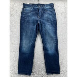 NEW Replay Jeans BEN Relaxed Tapered Fit Men 38x32 (Actual) Distressed Whiskers